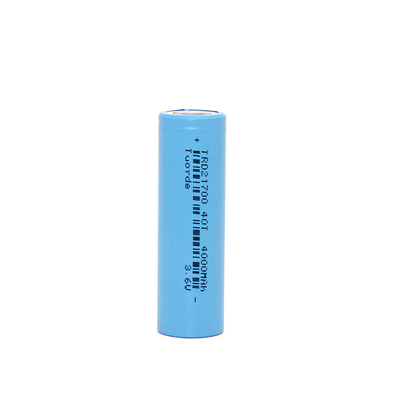 3.6V 4000mAh 50A 21700 Lithium-Ionen-Batteriezelle für Taschenlampen mit Überstromschutz