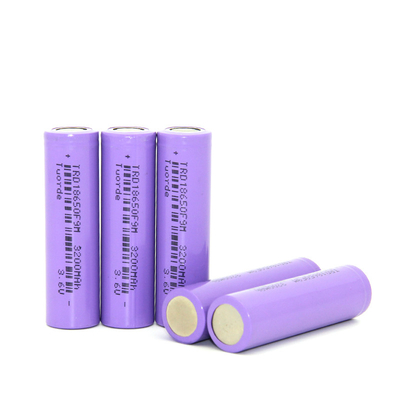 Leichtgewicht Kompakte 18650 Lithium Batteriezelle 3200mAh 3.6V 3C