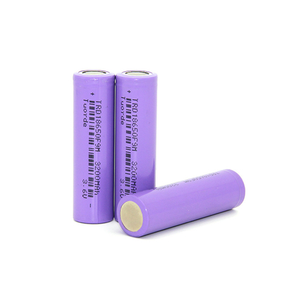 Leichtgewicht Kompakte 18650 Lithium Batteriezelle 3200mAh 3.6V 3C