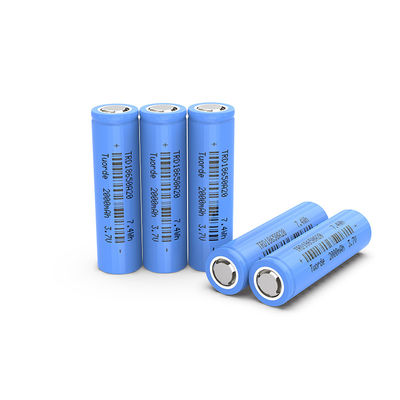UN38.3 Lithium 18650 Wiederaufladbare Batterie, BMS 2000mAh Lithiumbatterie