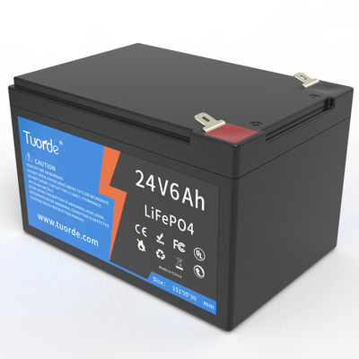 24V 6Ah Lithium-Ionen-Tiefen-Zyklus-Batterie, wiederaufladbare AGV-Lithium-Batterie