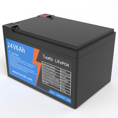 24V 6Ah Lithium-Ionen-Tiefen-Zyklus-Batterie, wiederaufladbare AGV-Lithium-Batterie