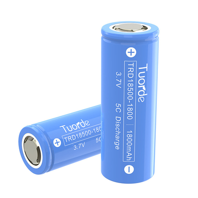 18500 Zylindrische Lithiumbatteriezelle 1800mAh 5C-Entladung