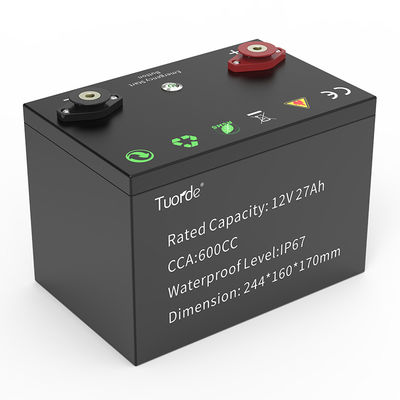 LTO Niedertemperatur 12V 27AH Auto Starter Batterie mit 20000 Zyklen